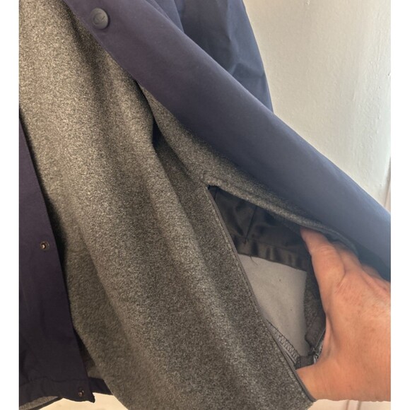 Vtg UCLA Champion Fleece Lined Jacket Hooded Snap up XXL Full interior pocket - Picture 8 of 8